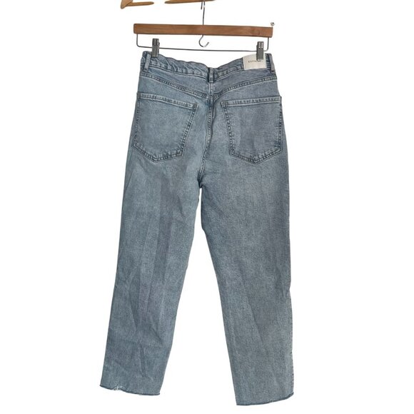 Express Women’s Size 10R Light Blue Ankle Jeans , Super High Rise - Picture 2 of 12